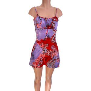 Flora Kung NWT silk jersey mini dress